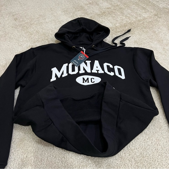 Monaco Monte Carlo Black Sweatshirt Hoodie Men Size XL New Hooded Gravitee NWT - Picture 14 of 15